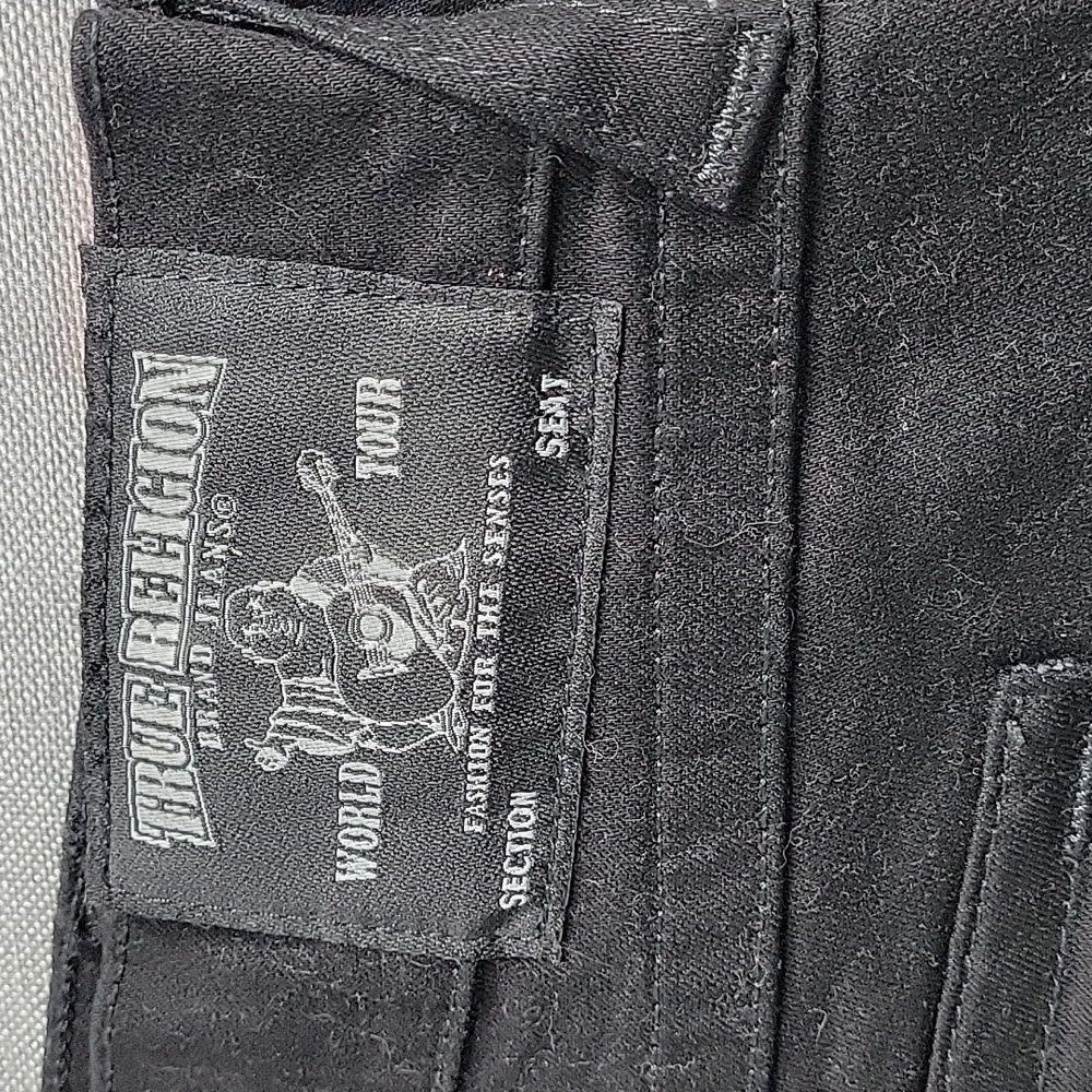 True Religion Men’s Relaxed Jeans in Black